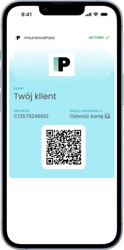 Ubezpieczenie w Apple Wallet oraz Google Wallet w telefonie Cyfrowe ubezpieczenie